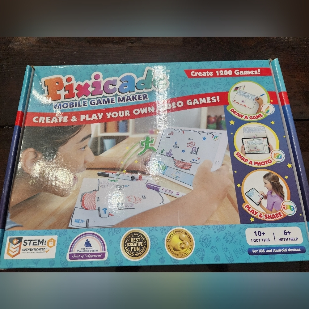 🖍NWT Pixicade Mobile Game Maker